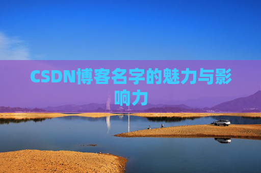 CSDN博客名字的魅力与影响力